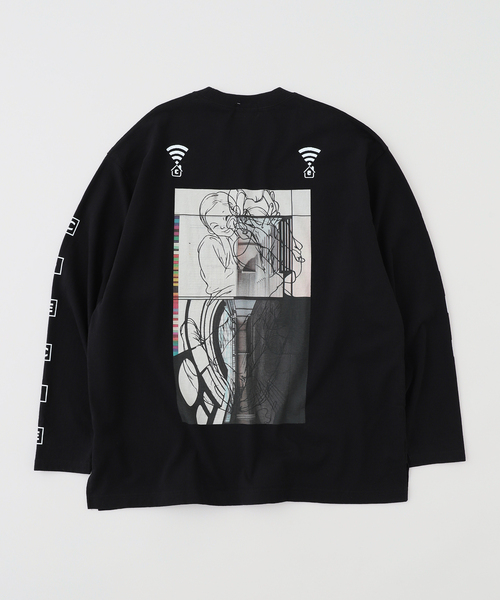 C.E(シーイー)の「C.E / シーイー cavempt WILLOW LONG SLEEVE T(Tシャツ/カットソー・メンズ・ブラック・MEDIUM/LARGE/X-LARGE)」の2枚目の写真