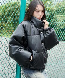 WEGO/PUスタンドパファーブルゾン