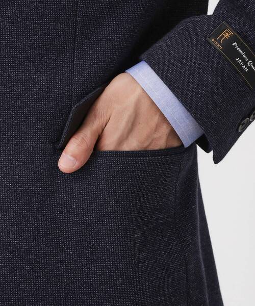 THE SHOP TK （ザ ショップ ティーケー ）の「尾州ホームスパンジャケット（スーツジャケット・メンズ・ネイビー系5/チャコール・01/02/03/04）」の8枚目の写真