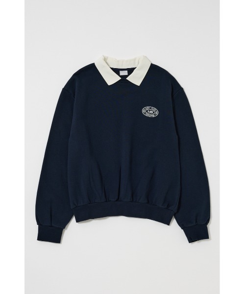 MOUSSY(マウジー)の「ONE POINT プルオーバー(スウェット・レディース・マジェンタ/杢グレー/ネイビー・FREE)」の12枚目の写真