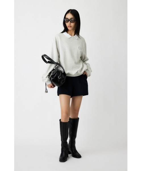 MOUSSY(マウジー)の「ONE POINT プルオーバー(スウェット・レディース・マジェンタ/杢グレー/ネイビー・FREE)」の14枚目の写真