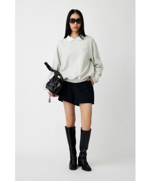 MOUSSY(マウジー)の「ONE POINT プルオーバー(スウェット・レディース・マジェンタ/杢グレー/ネイビー・FREE)」の15枚目の写真