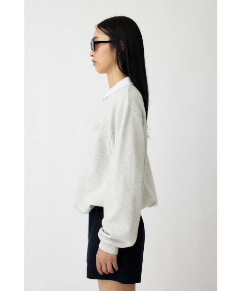 MOUSSY(マウジー)の「ONE POINT プルオーバー(スウェット・レディース・マジェンタ/杢グレー/ネイビー・FREE)」の18枚目の写真