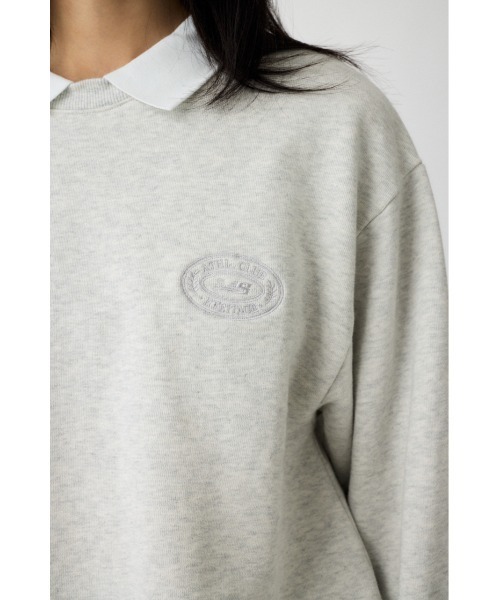 MOUSSY(マウジー)の「ONE POINT プルオーバー(スウェット・レディース・マジェンタ/杢グレー/ネイビー・FREE)」の21枚目の写真