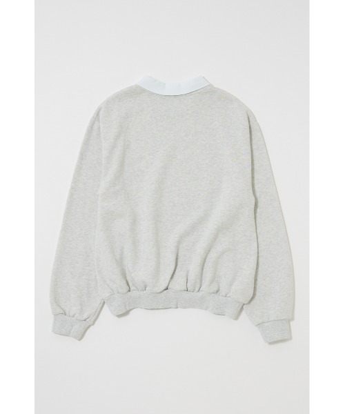 MOUSSY(マウジー)の「ONE POINT プルオーバー(スウェット・レディース・マジェンタ/杢グレー/ネイビー・FREE)」の4枚目の写真