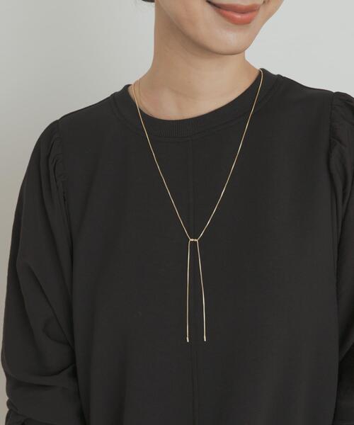 URBAN RESEARCH DOORS（アーバンリサーチドアーズ）の「ノットロングネックレス（ネックレス・レディース・シルバー/ゴールド・ONE）」の8枚目の写真