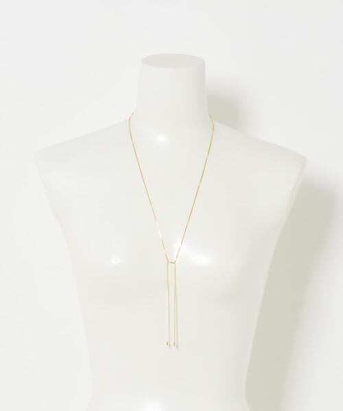 URBAN RESEARCH DOORS（アーバンリサーチドアーズ）の「ノットロングネックレス（ネックレス・レディース・シルバー/ゴールド・ONE）」の4枚目の写真