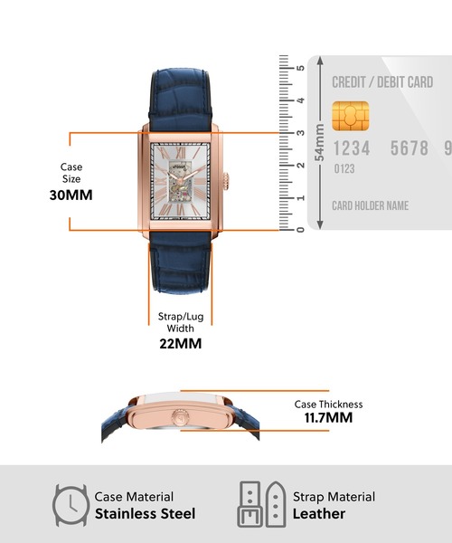 FOSSIL（フォッシル）の「フォッシル 腕時計 メンズ アナログ レザー ME3274（アナログ腕時計・メンズ・ブルー・FREE）」の5枚目の写真