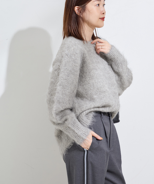 アルパカMIXスパンコールプルオーバー（ニット/セーター）｜journal