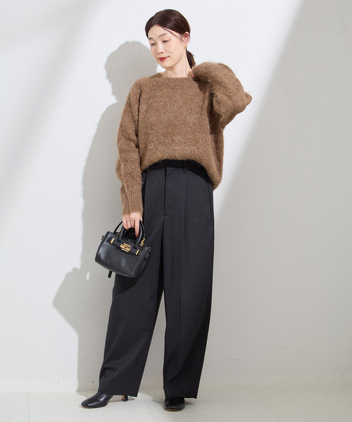 アルパカMIXスパンコールプルオーバー（ニット/セーター）｜journal