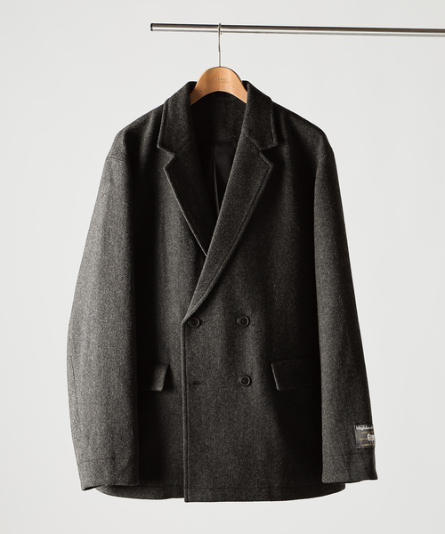 極美品 JOURNAL STANDARD ジャケット M リネンウール ハイランド ウール オーバー ジャケット（その他アウター）｜JOURNAL