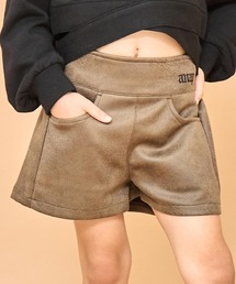 ANAP kids（アナップキッズ）の「フェイクレザー ショートパンツ（その他パンツ・キッズ）」