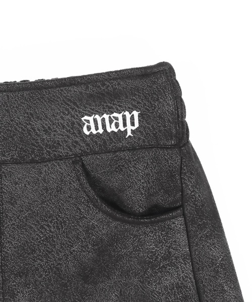 ANAP kids（アナップキッズ）の「フェイクレザー ショートパンツ（その他パンツ・キッズ・ブラウン/ブラック・110/120/130）」の17枚目の写真