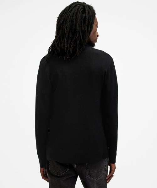ALLSAINTS(オールセインツ)の「ALLSAINTS MODE MERINO OPEN CAR(カーディガン/ボレロ・メンズ・ブラック・X-SMALL/SMALL/MEDIUM/LARGE)」の5枚目の写真