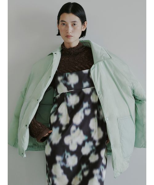 MIESROHE 新作　ステンカラーリサイクルダウン ステンカラーリサイクルダウン(ダウンジャケット/コート)｜アウター