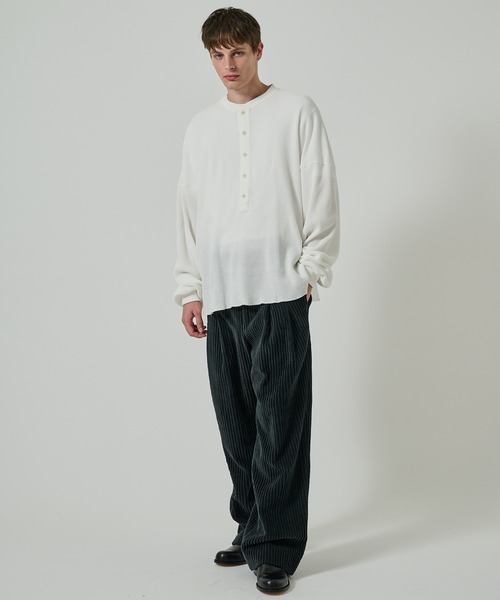 SHINYAKOZUKA(シンヤコヅカ)の「MINI BAGGY(ISSUE#7)(スラックス・メンズ・ブラック/キャメル・S/M)」の3枚目の写真