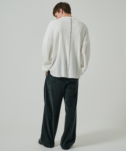 SHINYAKOZUKA(シンヤコヅカ)の「MINI BAGGY(ISSUE#7)(スラックス・メンズ・ブラック/キャメル・S/M)」の5枚目の写真