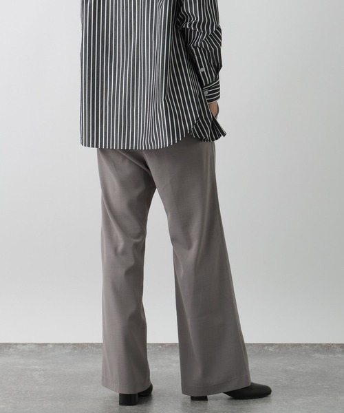 studio CLIP（スタディオクリップ）の「《ウタオ》ウォッシャブルイージーパンツ（スラックス・レディース・ライトブラウン/グレー・MEDIUM/LARGE）」の5枚目の写真