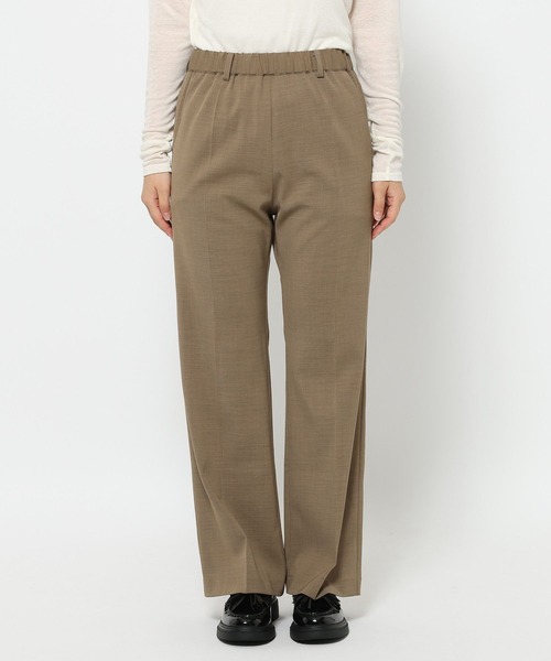 studio CLIP（スタディオクリップ）の「《ウタオ》ウォッシャブルイージーパンツ（スラックス・レディース・ライトブラウン/グレー・MEDIUM/LARGE）」の17枚目の写真