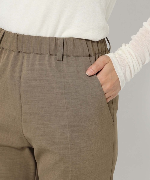 studio CLIP（スタディオクリップ）の「《ウタオ》ウォッシャブルイージーパンツ（スラックス・レディース・ライトブラウン/グレー・MEDIUM/LARGE）」の21枚目の写真