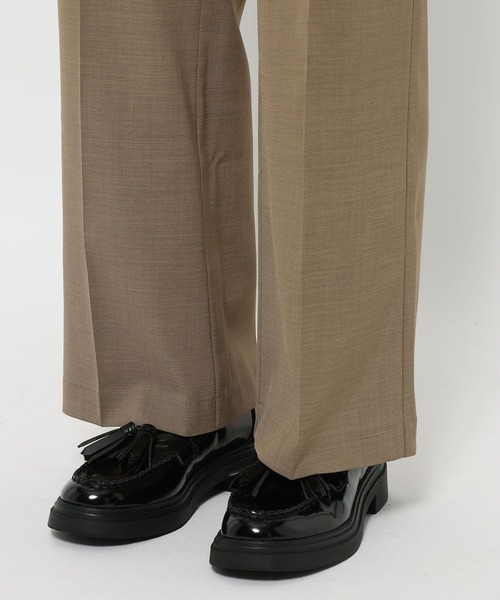 studio CLIP（スタディオクリップ）の「《ウタオ》ウォッシャブルイージーパンツ（スラックス・レディース・ライトブラウン/グレー・MEDIUM/LARGE）」の22枚目の写真