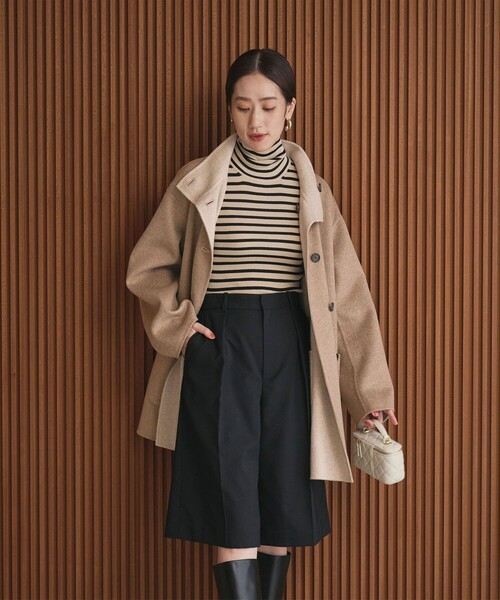 バイカラー リバー Aライン コート（その他アウター）｜UNITED ARROWS