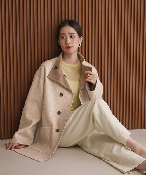 バイカラー リバー Aライン コート（その他アウター）｜UNITED ARROWS