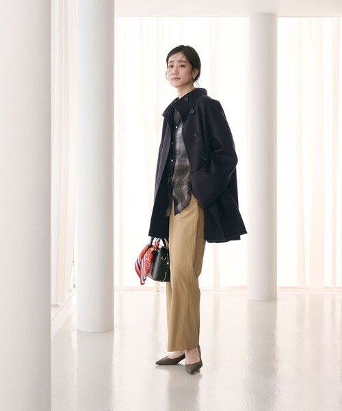 バイカラー リバー Aライン コート（その他アウター）｜UNITED ARROWS