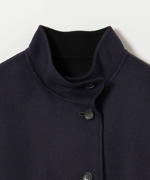 UNITED ARROWS（ユナイテッドアローズ）の「バイカラー リバー Aライン コート（その他アウター・レディース・モカ/ネイビー・36/38）」の17枚目の写真