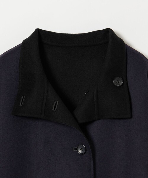 セール】バイカラー リバー Aライン コート（その他アウター）｜UNITED