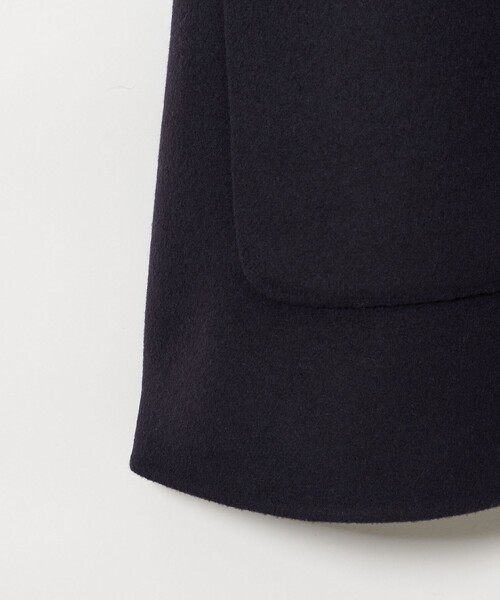 UNITED ARROWS（ユナイテッドアローズ）の「バイカラー リバー Aライン コート（その他アウター・レディース・モカ/ネイビー・36/38）」の20枚目の写真
