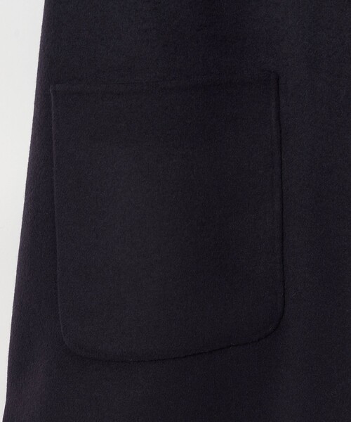 UNITED ARROWS（ユナイテッドアローズ）の「バイカラー リバー Aライン コート（その他アウター・レディース・モカ/ネイビー・36/38）」の21枚目の写真