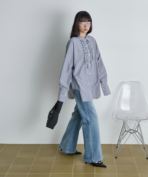 THE YOn(ザヨン)の「アイレットデザインワンハンドルバッグ(ショルダーバッグ・レディース・ブラック/アイボリー/グリーン/レオパード・FREE)」の6枚目の写真
