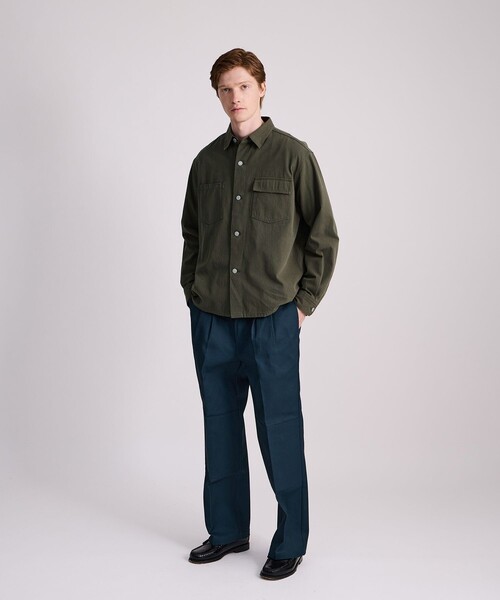 Saturdays NYC（サタデーズ ニューヨークシティ ）の「Magnus Work Shirt（シャツ/ブラウス・メンズ・オリーブ/ブラック・M/XL/L）」の15枚目の写真