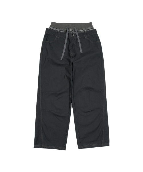 THECOLDESTMOMENT(ザコールデストモーメント)の「TCM trunk layered pants (charcoal)(その他パンツ・レディース・その他・SMALL/MEDIUM)」の6枚目の写真