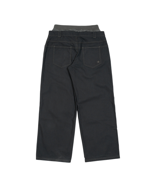 THECOLDESTMOMENT(ザコールデストモーメント)の「TCM trunk layered pants (charcoal)(その他パンツ・レディース・その他・SMALL/MEDIUM)」の5枚目の写真
