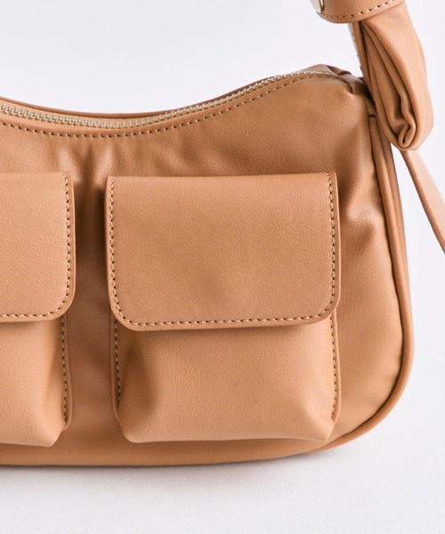 OLIVE des OLIVE（オリーブデオリーブ）の「リボンホーボーバッグ（ショルダーバッグ・レディース・ブラウン/アイボリー/ブラック・FREE）」の16枚目の写真