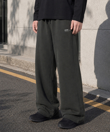 ピーチ起毛スウェットパンツ[チャコール]