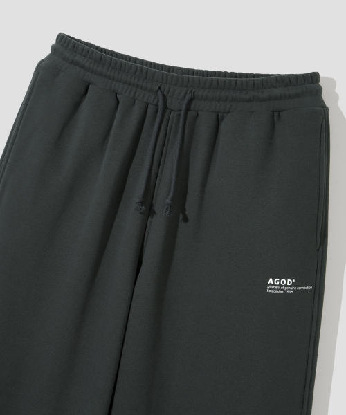 AGOD（エージーオーディー）の「ピーチ起毛スウェットパンツ[チャコール]（スウェットパンツ・レディース・その他・SMALL/MEDIUM/LARGE）」の6枚目の写真