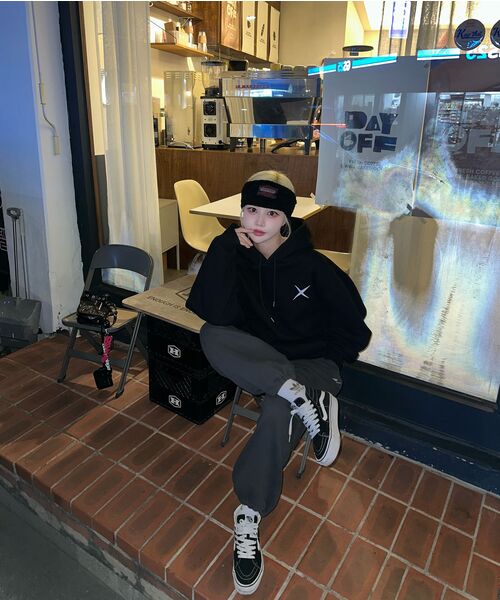 AGOD（エージーオーディー）の「ピーチ起毛スウェットパンツ[チャコール]（スウェットパンツ・レディース・その他・SMALL/MEDIUM/LARGE）」の12枚目の写真