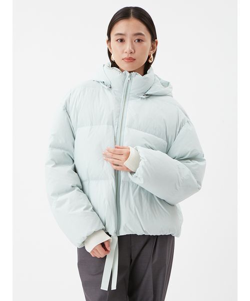 Mila Owen(ミラオーウェン)の「フレンチダウンジャケット(ダウンジャケット/コート・レディース・ミント/ブラック/アイボリー・F)」の9枚目の写真