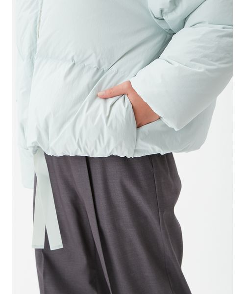 Mila Owen(ミラオーウェン)の「フレンチダウンジャケット(ダウンジャケット/コート・レディース・ミント/ブラック/アイボリー・F)」の4枚目の写真