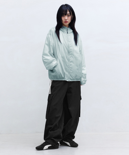 F.ILLUMINATE(フィルミネイト)の「シアーエアウィンドブレーカー-ブラック(ナイロンジャケット・レディース・その他・SMALL/MEDIUM/LARGE)」の7枚目の写真