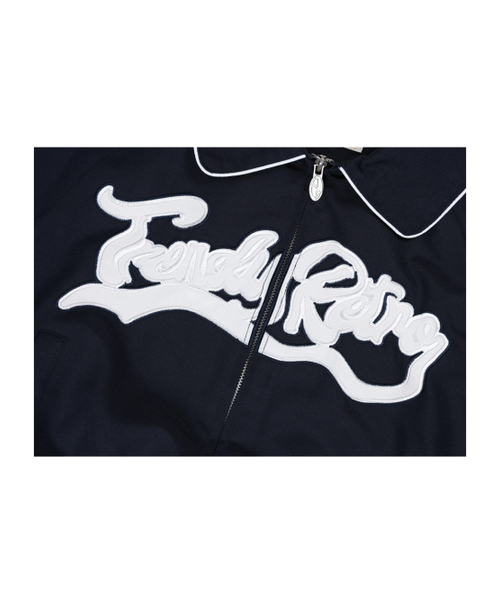 GUBIN(グビン)の「(W) クロップビッグロゴパイピングブルゾン -ネイビー(ブルゾン・レディース・その他・MEDIUM/SMALL)」の7枚目の写真