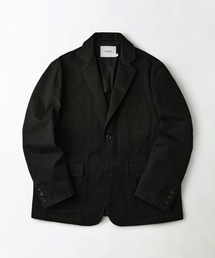 OUTSTANDING（アウトスタンディング）の「HIGH DENSITY COTTON CLASSIC 3BUTTON JACKET_BLACK（テーラードジャケット）」