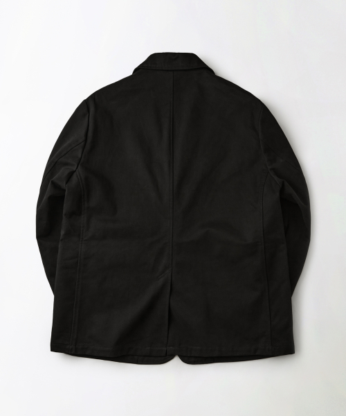 OUTSTANDING（アウトスタンディング）の「HIGH DENSITY COTTON CLASSIC 3-BUTTON JACKET_BLACK（テーラードジャケット・メンズ・その他・LARGE/SMALL/MEDIUM）」の2枚目の写真