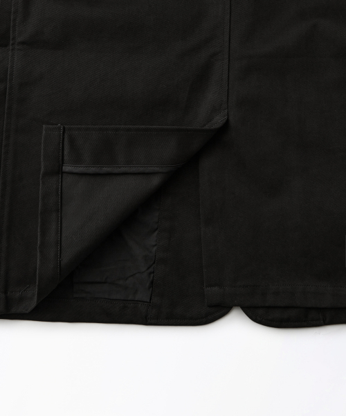 OUTSTANDING（アウトスタンディング）の「HIGH DENSITY COTTON CLASSIC 3-BUTTON JACKET_BLACK（テーラードジャケット・メンズ・その他・LARGE/SMALL/MEDIUM）」の10枚目の写真