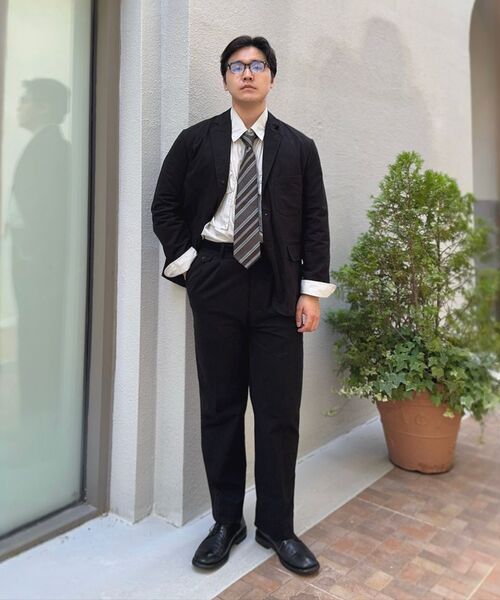 OUTSTANDING（アウトスタンディング）の「HIGH DENSITY COTTON CLASSIC 3-BUTTON JACKET_BLACK（テーラードジャケット・メンズ・その他・LARGE/SMALL/MEDIUM）」の11枚目の写真