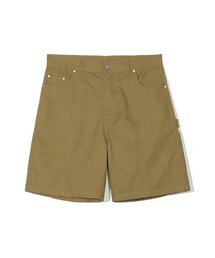 リベットカーペンターハーフパンツベージュ