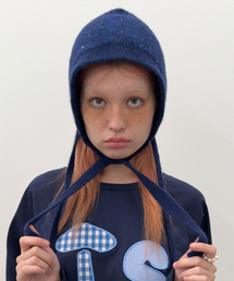 TYPESERVICE（タイプサービス）の「Fluffy Sequin Strap Hat [Navy]（キャップ）」